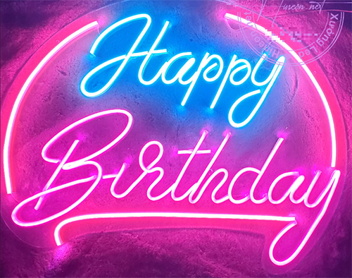 Led neon mừng sinh nhật HAPPY BIRTHDAY
